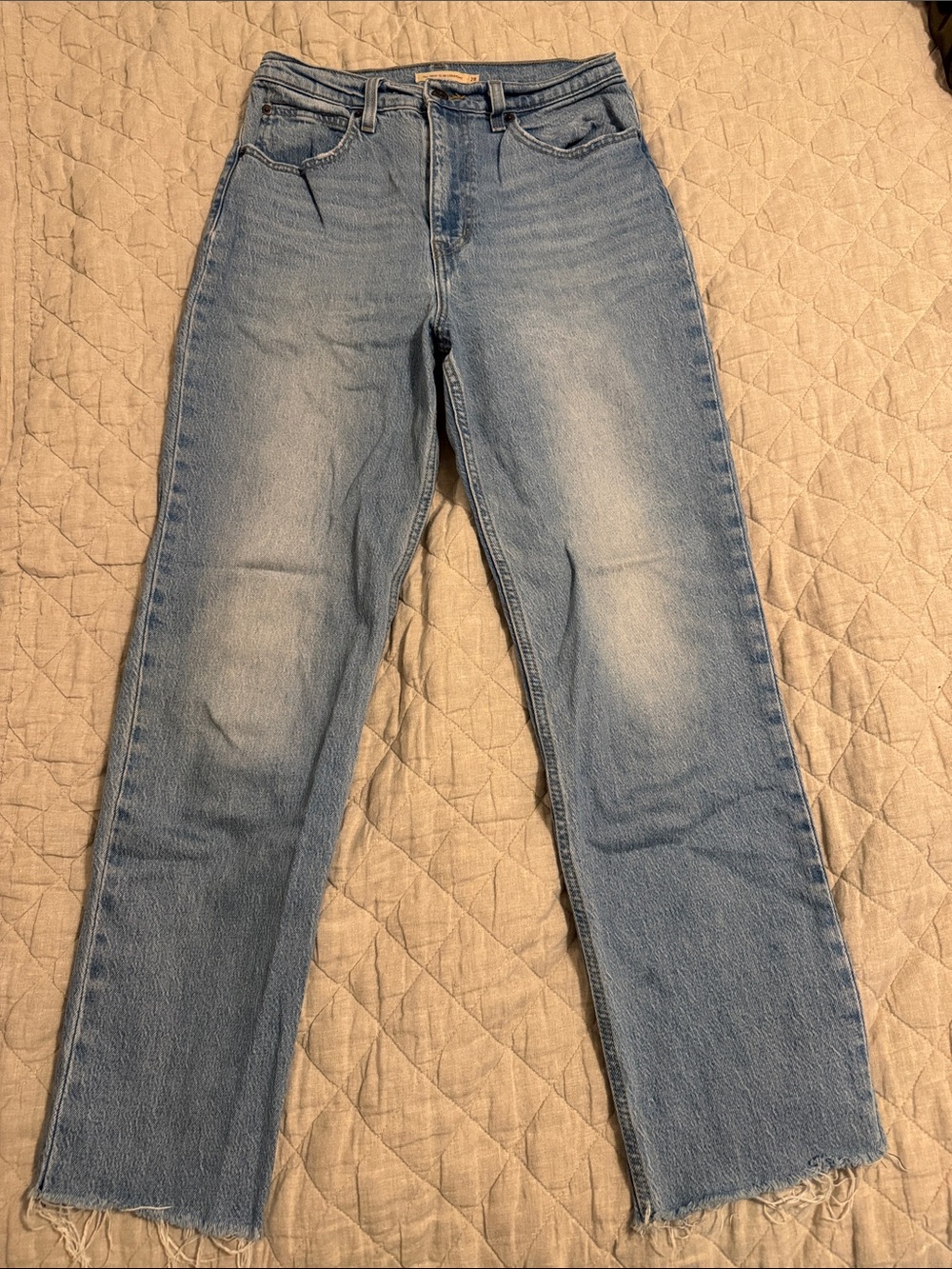 Levi's Light Blue Straight-Leg Women's Jeans